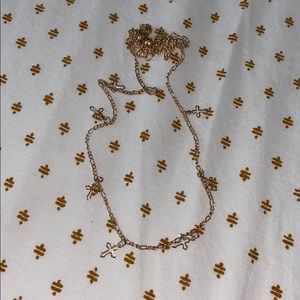 NWOT Gold cross neclace
